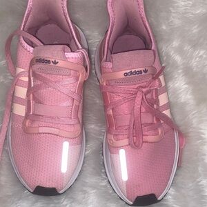 Adidas Light Pink Running Shoes